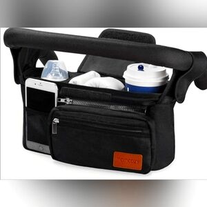 Stroller Organizer with Cup Holders Black Brand New!